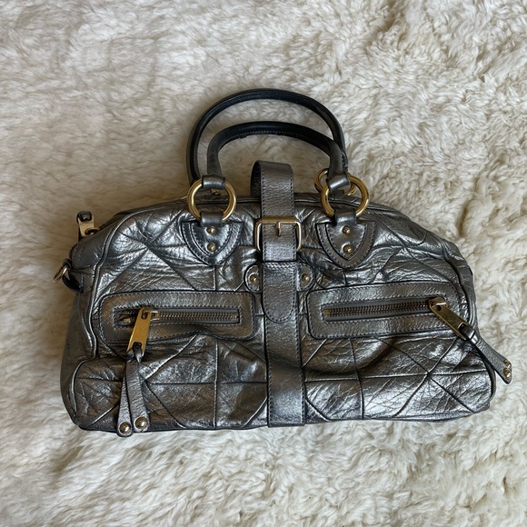 Marc Jacobs Silver Stam Bag - Picture 3 of 9